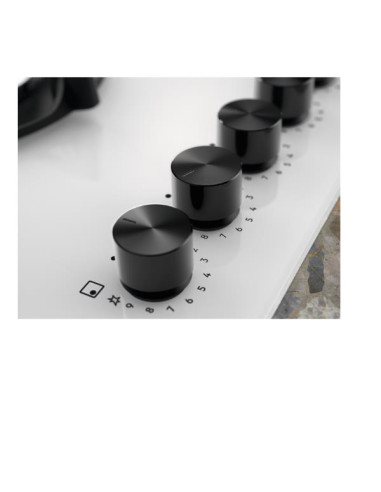 PIANO GAS EGG75372W 75CM 5F BIANCO