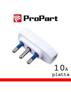 ProPart Spina 10A 2P+T piatta polybag