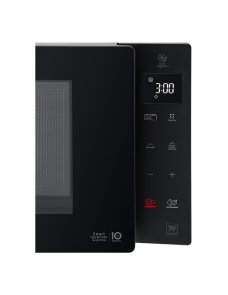 LG MH6535GIB forno a microonde Nero Microonde combinato Superficie piana 25 L 1100 W
