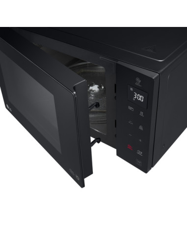 LG MH6535GIB forno a microonde Nero Microonde combinato Superficie piana 25 L 1100 W