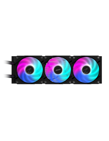 GIGABYTE AORUS WATERFORCE II 360 AIO Raffreddamento a liquido per CPU - 3x ventole ARGB da 120 mm, meccanismo a incastro, DAISY-