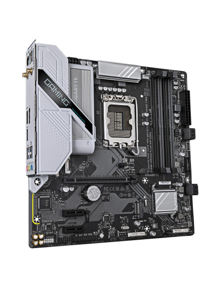 GIGABYTE B760M GAMING PLUS WIFI DDR4 Scheda madre - Supporta CPU Intel Core di 14a generazione, VRM a 4+1+1 fasi, fino a 5333 MH