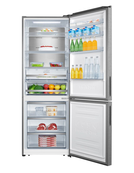 Hisense RB645N4BIE frigorifero con congelatore Libera installazione 495 L E Acciaio inox