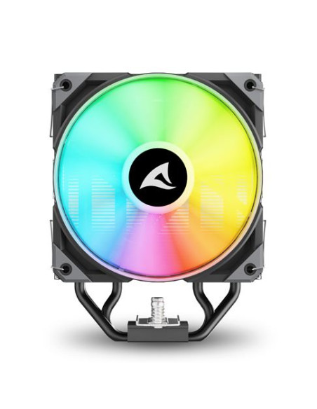 SHARKOON DISSIPATORE AD ARIA 1X 120MM ARGB PWM FAN, 4X COPPER PIPES, DIRECT TOUCH, TDP 220W, EFFETTO