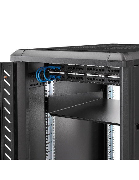 StarTech.com Ripiano per montaggio a rack fisso profondità 22" 2U - 22 kg