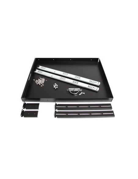 StarTech.com Ripiano scorrevole per armadio server rack 55,8 cm di colore nero