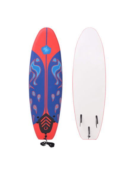 Tavola da Surf Blu e Rossa 170 cm