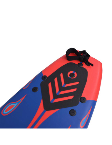 Tavola da Surf Blu e Rossa 170 cm