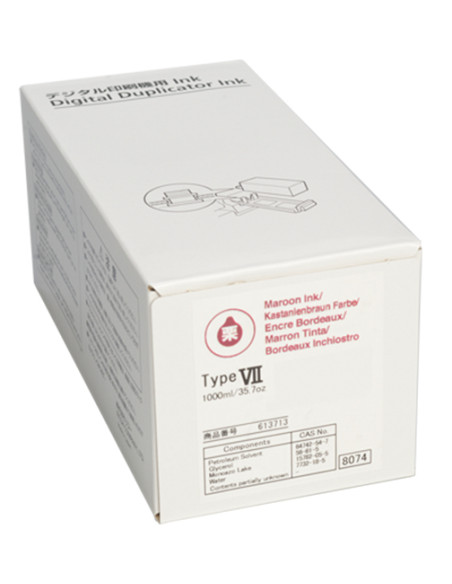 Ricoh Type VII Maroon Ink cartuccia d'inchiostro Originale Rosso bordeaux