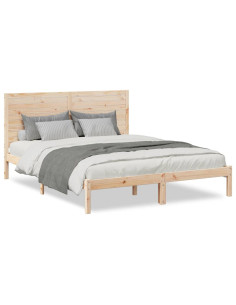 Giroletto Extra Lungo senza Materasso 140x220 cm Legno Massello 2