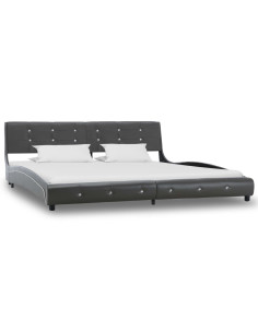 Giroletto Grigio in Similpelle 180x200 cm 2