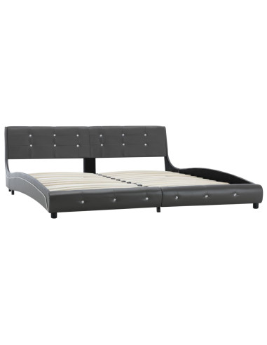 Giroletto Grigio in Similpelle 180x200 cm