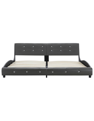 Giroletto Grigio in Similpelle 180x200 cm