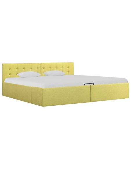 Giroletto Idraulico e Contenitore Lime Giallo Tessuto 180x200cm