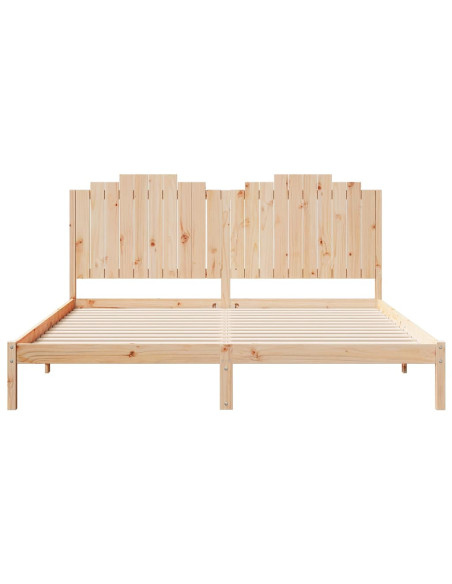 Giroletto Extra Lungo senza Materasso 180x220 cm Legno Massello