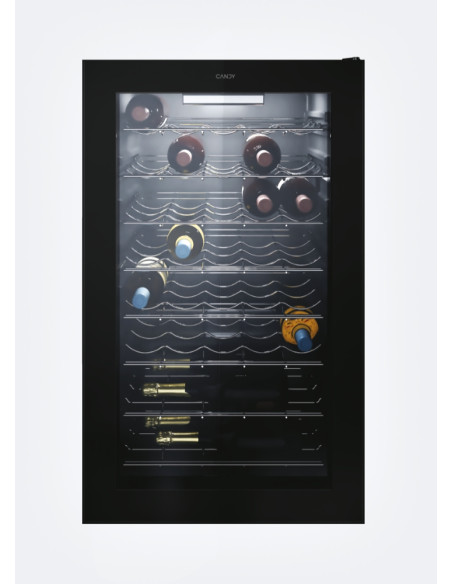 Candy DiVino CWC 150 EM/NF Cantinetta vino con compressore Libera installazione Nero 41 bottiglia/bottiglie