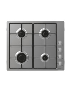 Candy Idea CHW6LX Acciaio inox Da incasso 60 cm Gas 4 Fornello(i)