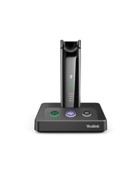 Yealink WH63 Teams Auricolare Wireless A clip, A Padiglione, In-ear Ufficio Micro-USB Base di ricarica Nero
