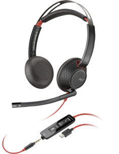 POLY Cuffie Blackwire C5220 USB-C + cavo in linea (sfuse) 2