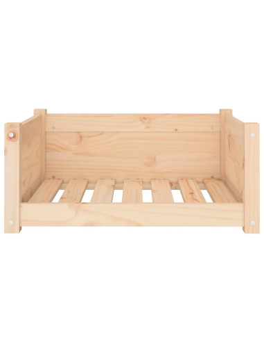 Cuccia per Cani 65,5x50,5x28 cm in Legno Massello di Pino