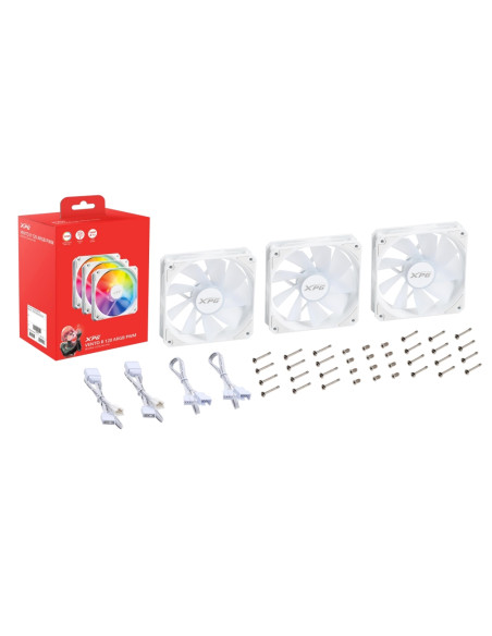 XPG VENTO R 120 ARGB PWM Case per computer Ventilatore 12 cm Bianco 1 pz