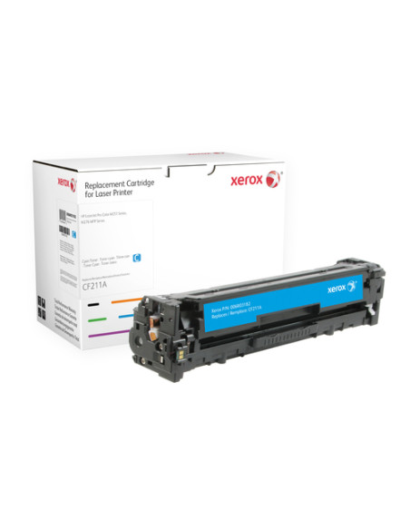 Xerox Cartuccia toner ciano. Equivalente a HP CF211A . Compatibile con HP LaserJet Pro 200 M251, LaserJet Pro 200 MFP M276
