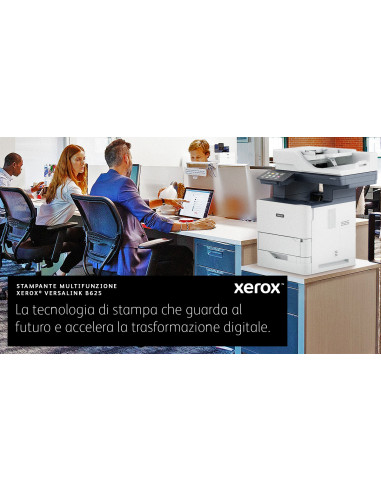 Xerox VersaLink B625 A4 61 ppm Copia/Stampa/Scansione/Fax F/R PS3 PCL5e/6 2 vassoi 650 fogli