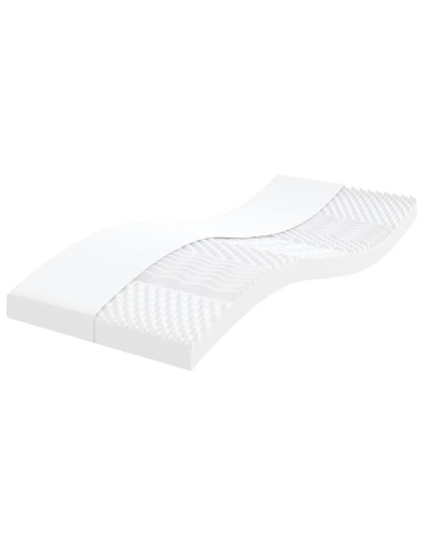 Divano Letto Estraibile con Materassi Nero 90x190 cm in Tessuto