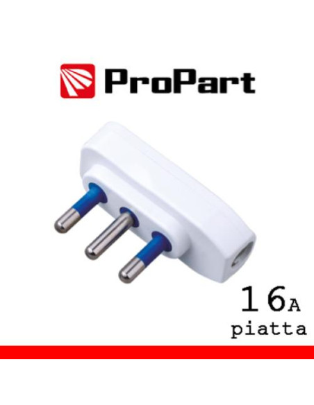 ProPart Spina 16A 2P+T piatta polybag