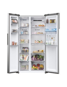 Haier SBS 90 Serie 5 HSR5918DWMP frigorifero side-by-side Libera installazione 521 L D Platino, Acciaio inox 2