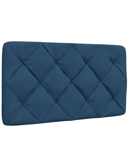 Letto con Materasso Blu 90x190 cm in Tessuto