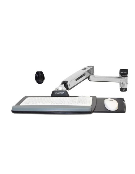 LX SIT-STAND KEYBOARD ARM, POLISHED