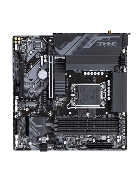 GIGABYTE B760M Gaming X AX Scheda madre - Supporta CPU Intel Core 14ª generazione, VRM a 8+1+1 fasi, fino a 7600 MHz DDR5, 2xPC