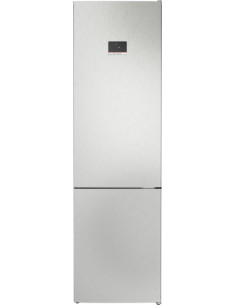 Bosch Serie 4 KGN397LDF Frigorifero combinato da libera installazione 203 x 60 cm Metal look Classe D