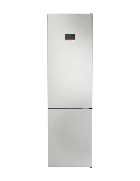Bosch Serie 4 KGN397LDF Frigorifero combinato da libera installazione 203 x 60 cm Metal look Classe D