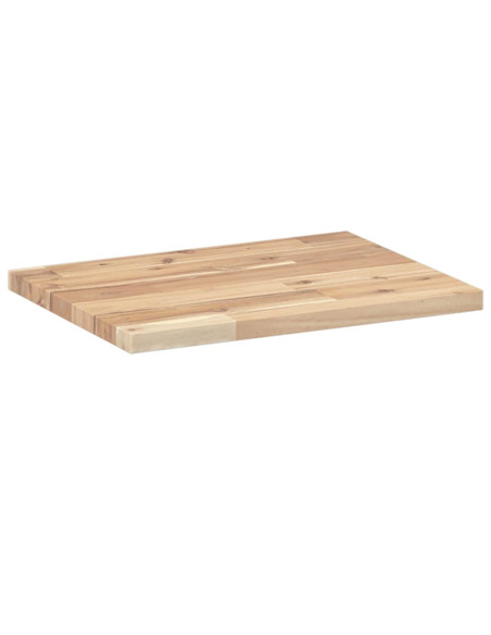 Mensole da Parete 3 pz 40x30x2 cm Legno Acacia Non Trattato