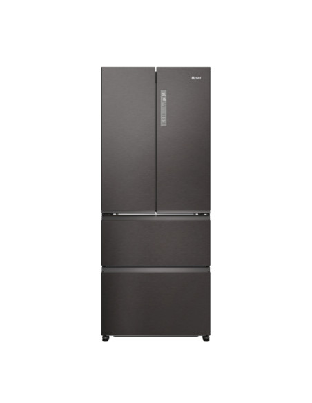 Haier HFR3718ENMD frigorifero side-by-side Libera installazione 402 L E Acciaio inox