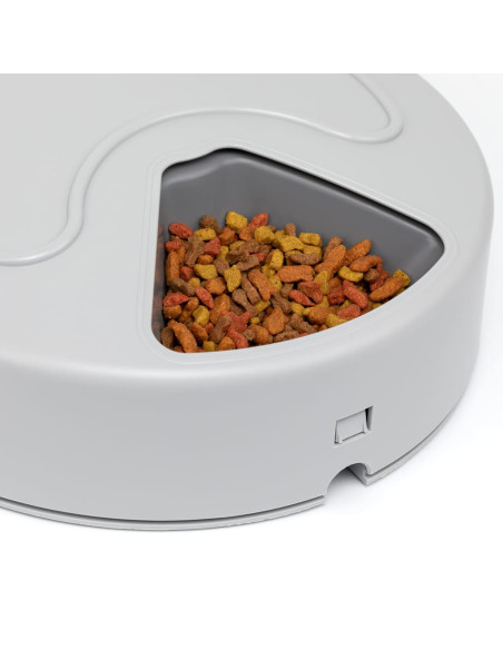 PetSafe Dispensatore di 5 Pasti per Animali Eatwell con Timer Grigio