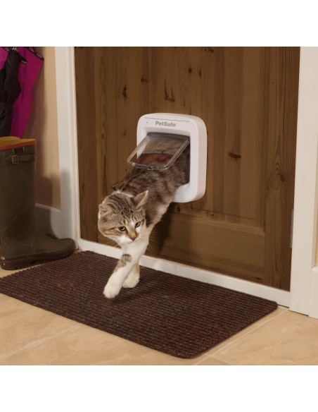 PetSafe Porta Basculante per Gatto con Microchip Bianco PPA19-16145