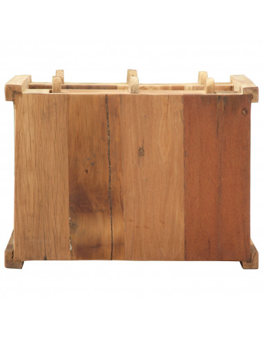 Tavolino 43x32x46 cm Legno Massello Recuperato