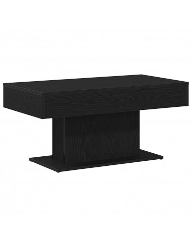 Tavolino da caffè  Nero Quercia 96x50x45 cm in legno ingegnerizzato