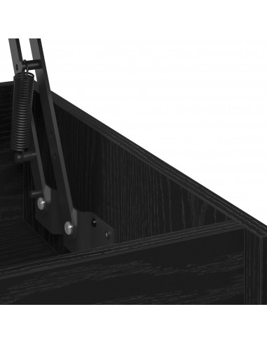 Tavolino da caffè in rovere nero  - 80 x 50.5 x 41.5 cm