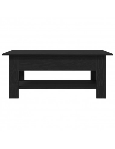 Tavolino da caffè vMix in Nero Rovere 102x55x42 cm in Legno Ingenerizzato
