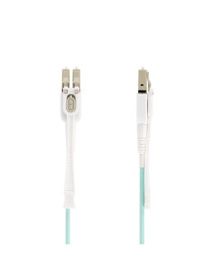 StarTech.com Cavo in fibra ottica multimodale OM4 LC a LC (UPC) con linguette push-pull, 3m, 50/125µm, Reti 100G, Insensibile a 2