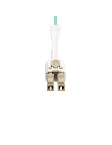 StarTech.com Cavo in fibra ottica multimodale OM4 LC a LC (UPC) con linguette push-pull, 3m, 50/125µm, Reti 100G, Insensibile a