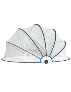 Cupola per Piscina Rotonda 406x203 cm PVC 2