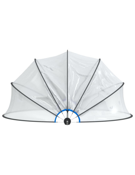 Cupola per Piscina Rotonda 406x203 cm PVC