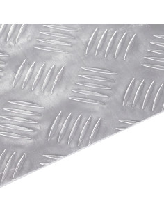 Gradini per Scale 2 pcs Argento 50 x 30 cm Alluminio