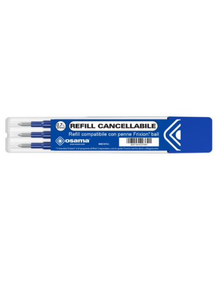 CF12 RISCRIVI REFILL GEL CANC BLU