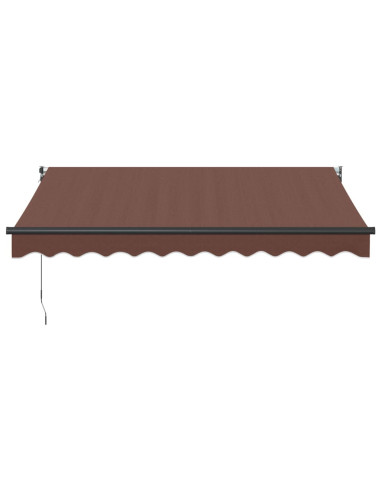 Tenda Sole Retrattile Manuale 300x250 cm Marrone
